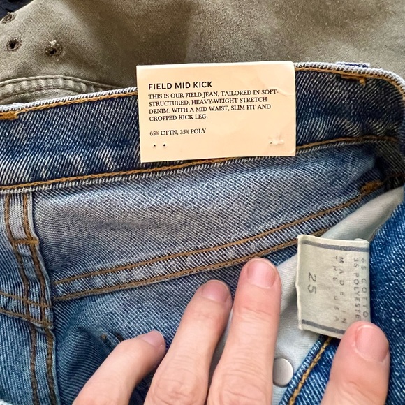 BNWT BSides Field Kick Jeans B-Sides B Sides size 25 - Picture 10 of 16